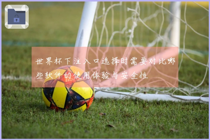 世界杯下注入口选择时需要对比哪些软件的使用体验与安全性